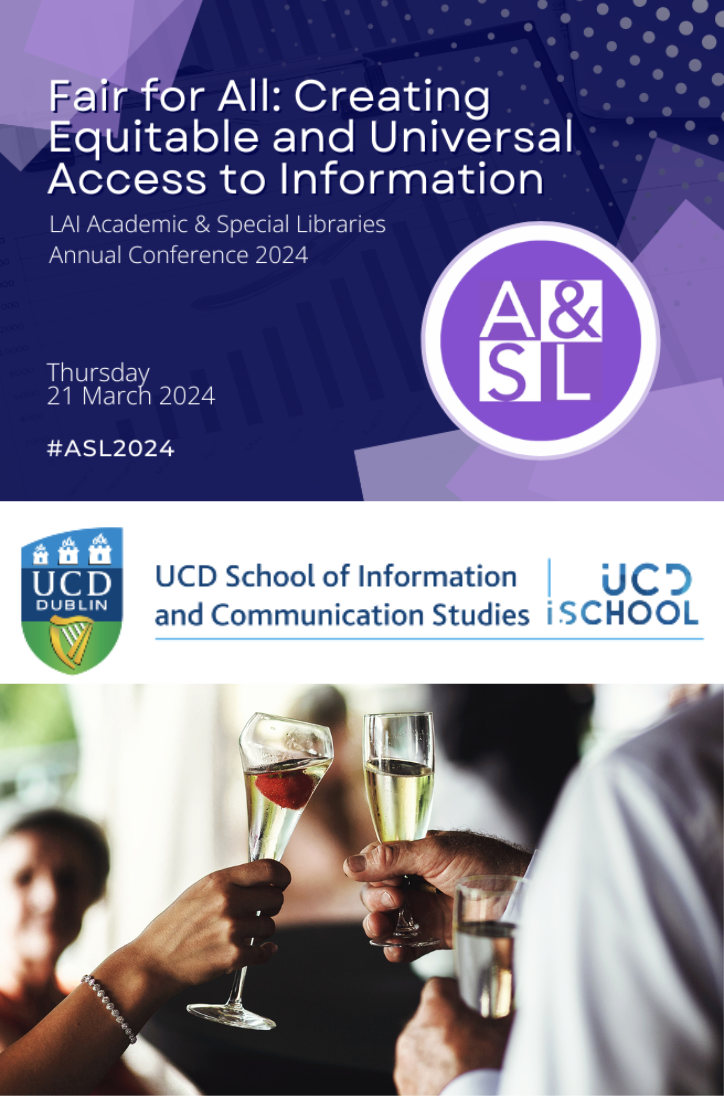 UCD School of Information and Communication Studies: Drinks reception sponsor